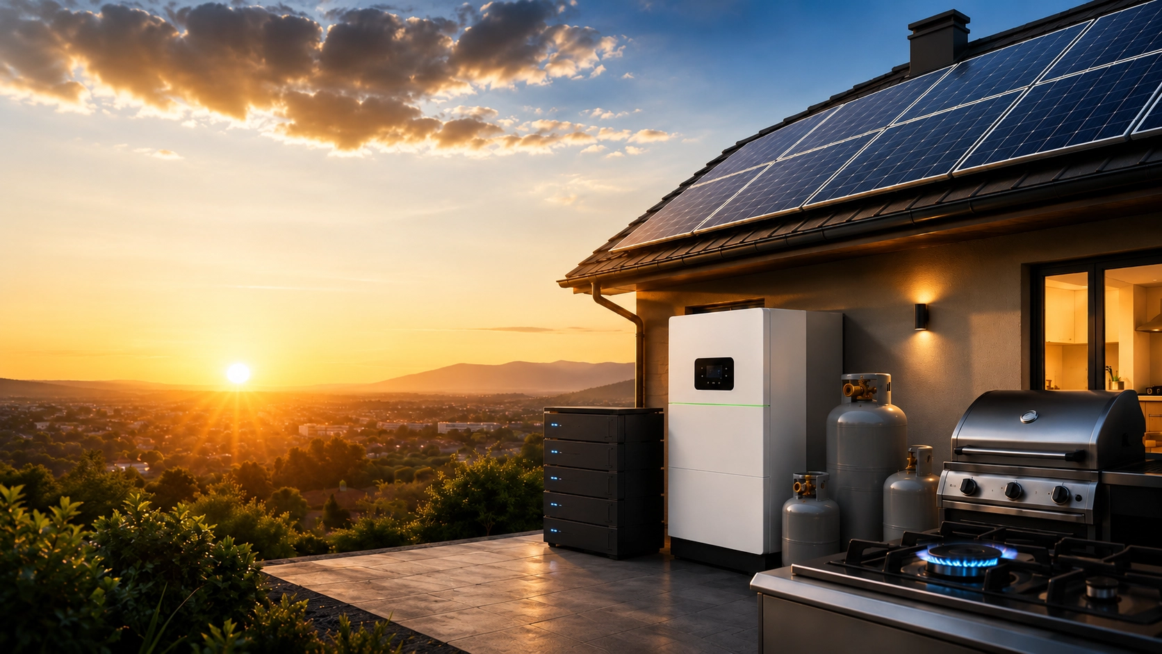 Solar and energy installation completed for a South African property